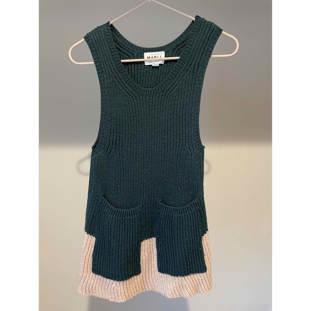 MABLI ニットワンピース　2歳用 キッズ/ベビー/マタニティのキッズ服女の子用(90cm~)(ワンピース)の商品写真