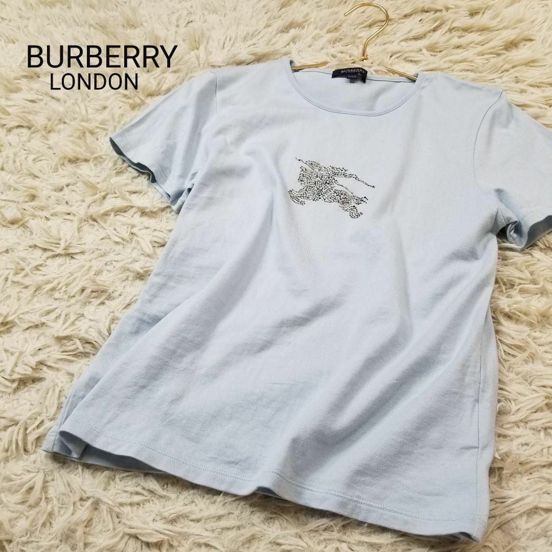 BURBERRY - バーバリーロンドン三陽商会ビシュークルーネック半袖