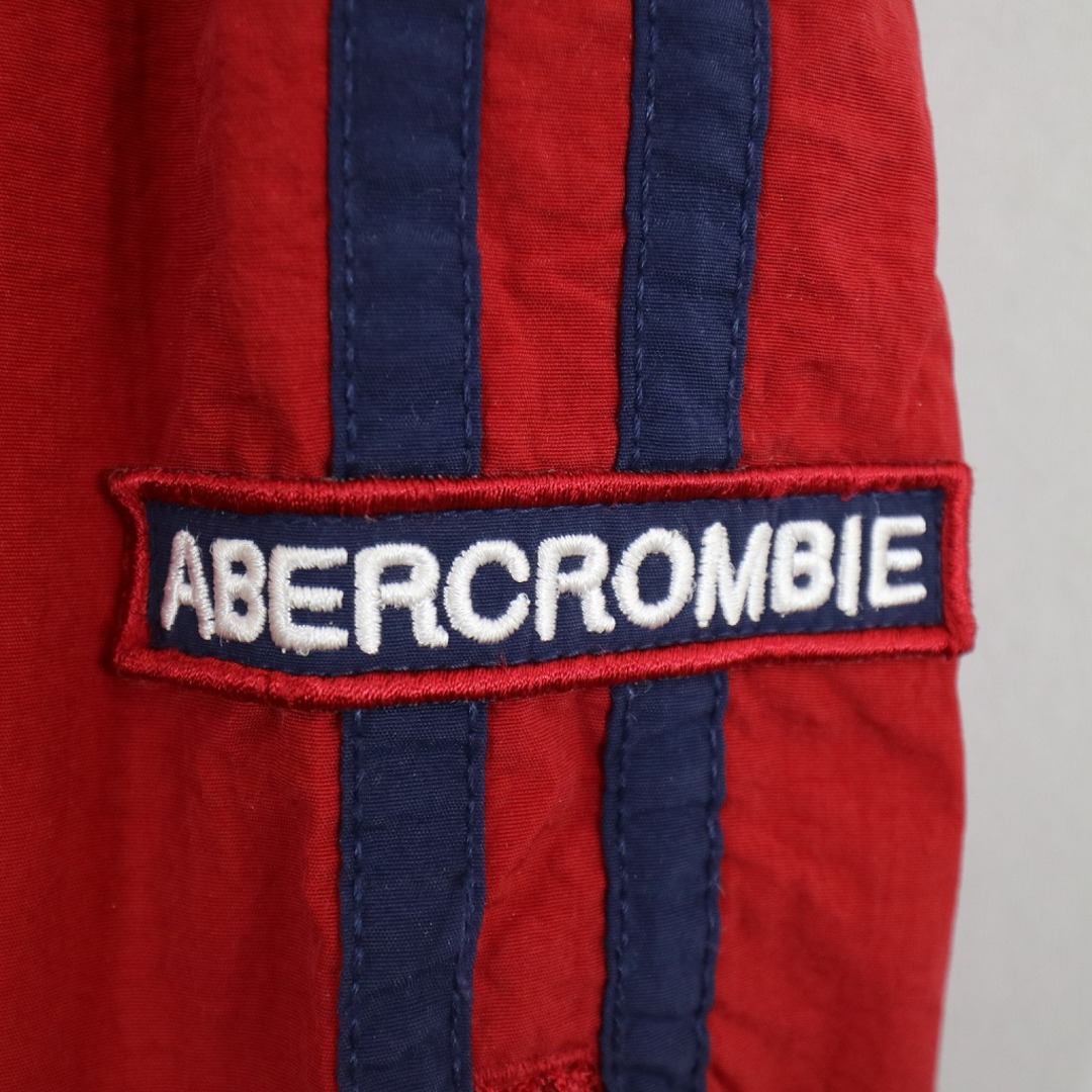 Abercrombie & Fitch アバクロンビーアンドフィッチ トラックパンツ ナイロン アメカジ レッド (メンズ M)   N8265 4