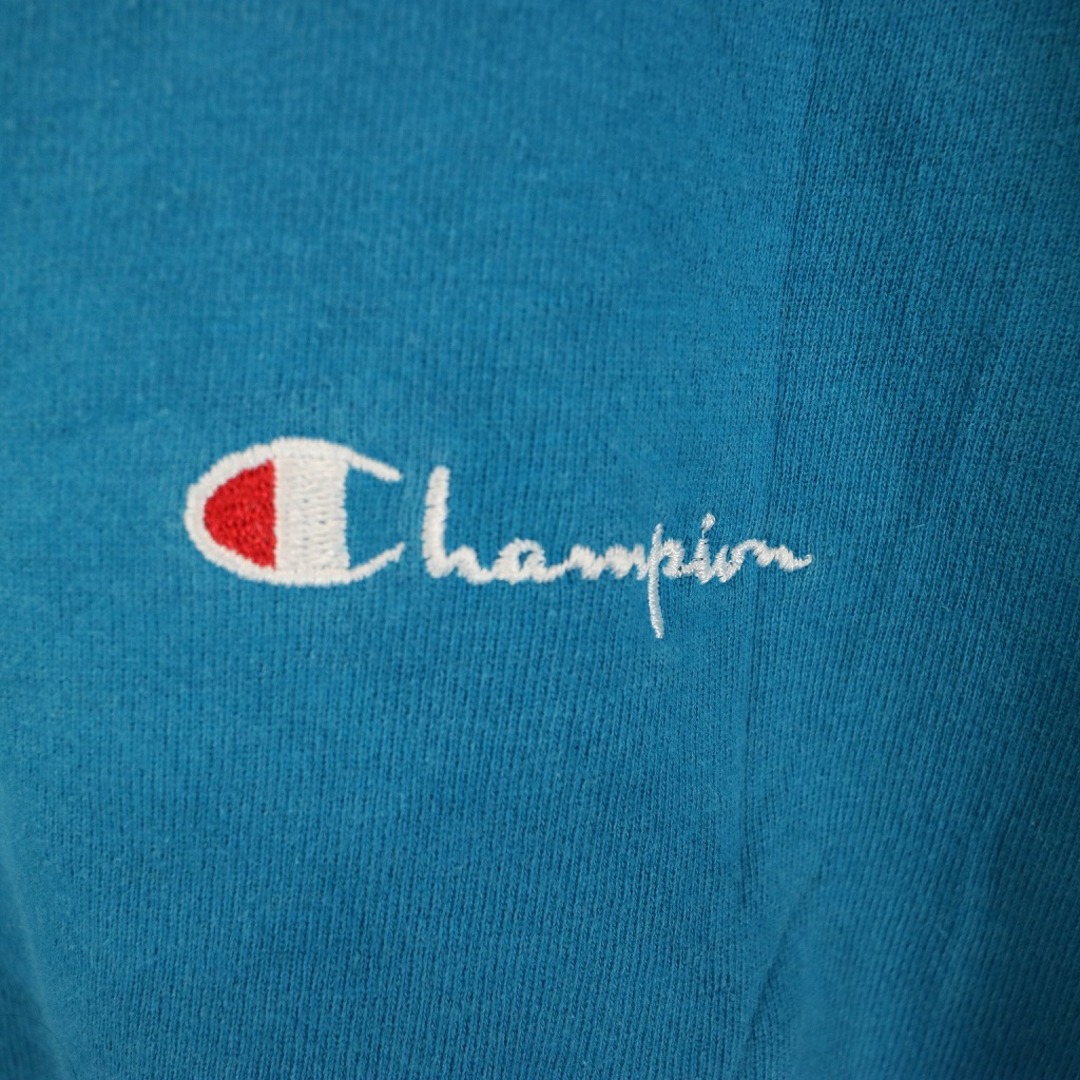 Champion(チャンピオン)のSALE/ 90年代 Champion チャンピオン スウェット 刺繍  アメカジ ブルー (メンズ XL) 中古 古着 N8304 メンズのトップス(スウェット)の商品写真