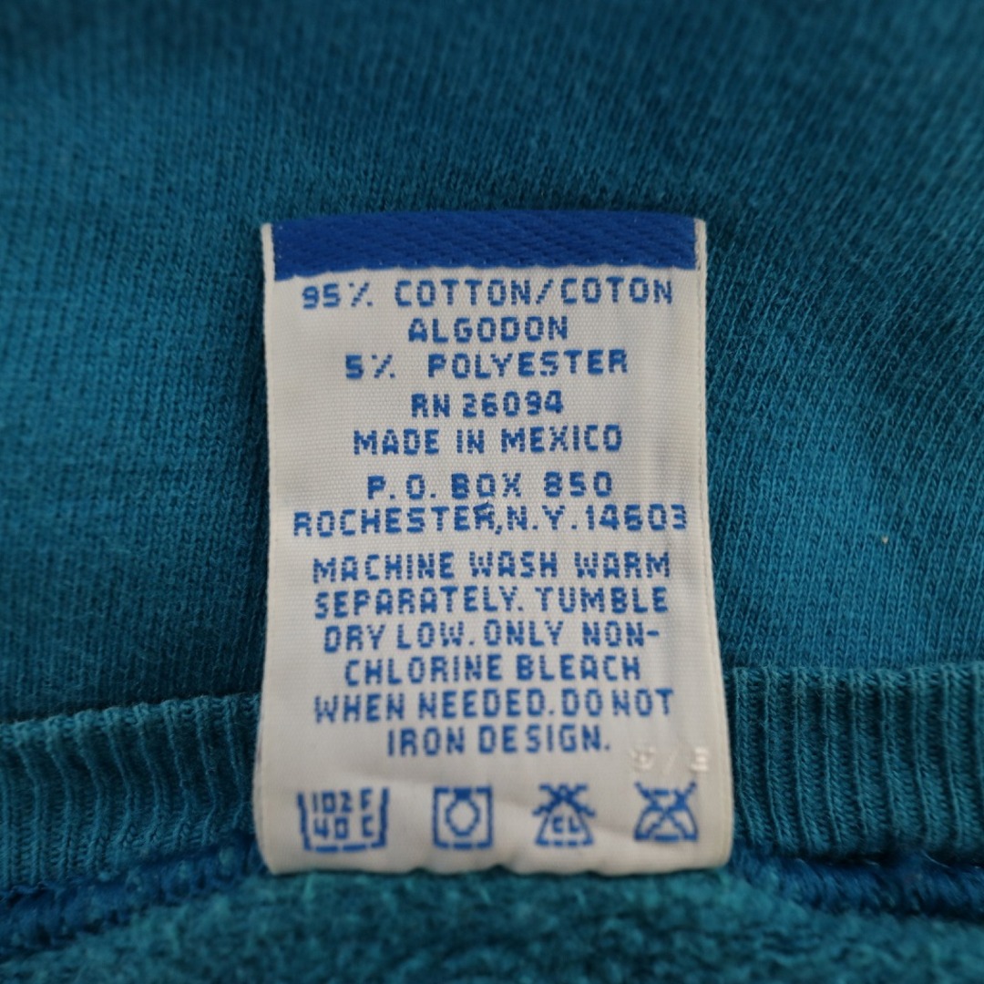 Champion(チャンピオン)のSALE/ 90年代 Champion チャンピオン スウェット 刺繍  アメカジ ブルー (メンズ XL) 中古 古着 N8304 メンズのトップス(スウェット)の商品写真