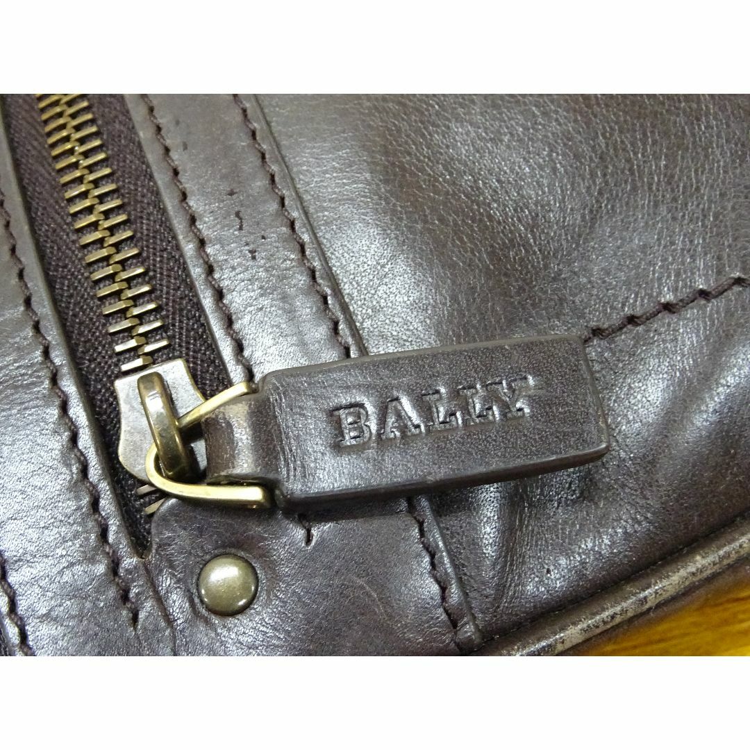 Bally(バリー)のK奈010/ BALLY トレインスポッティング レザー ショルダーバッグ メンズのバッグ(ショルダーバッグ)の商品写真