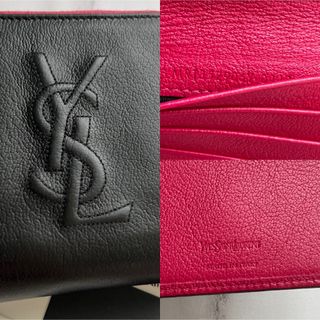813 美品 イヴサンローラン 2つ折り財布
