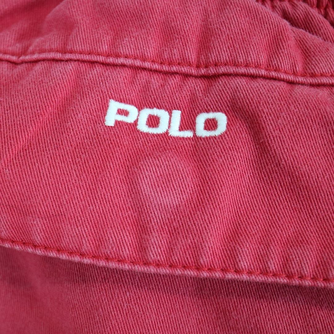 POLO RALPH LAUREN(ポロラルフローレン)のSALE/ Polo by Ralph Lauren ポロバイラルフローレン ショートパンツ レッド (メンズ XL) 中古 古着 N8341 メンズのパンツ(ショートパンツ)の商品写真