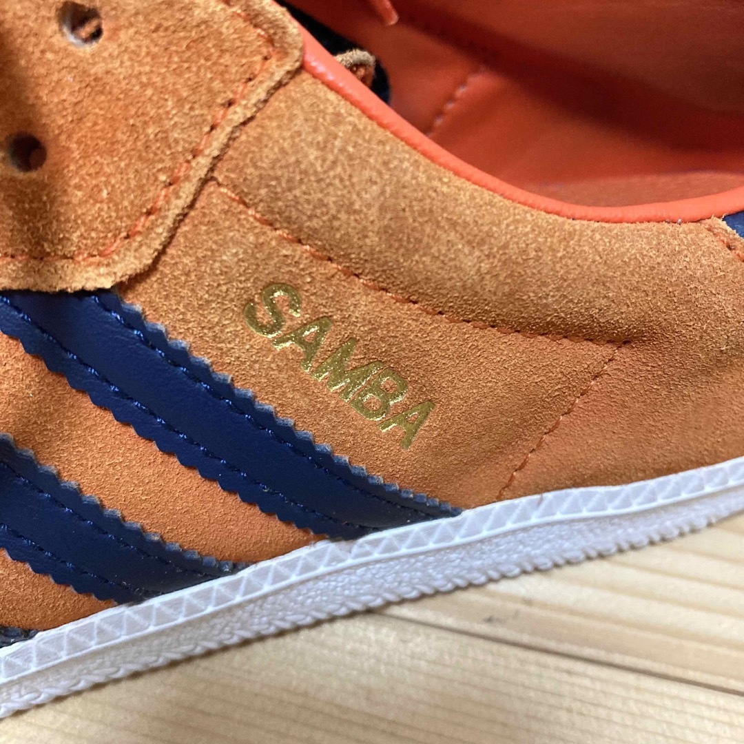 Originals（adidas）(オリジナルス)のアディダスオリジナルズ  sambaスウェード　オレンジ 希少 ヴィンテージ メンズの靴/シューズ(スニーカー)の商品写真