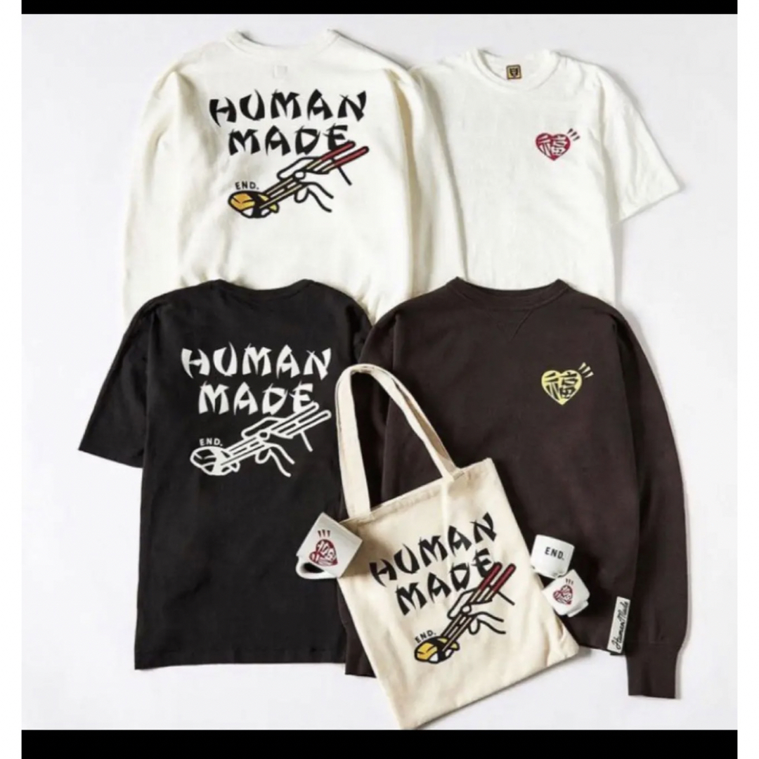 23SS HUMAN MADE× END. SUSHI T-shirt L