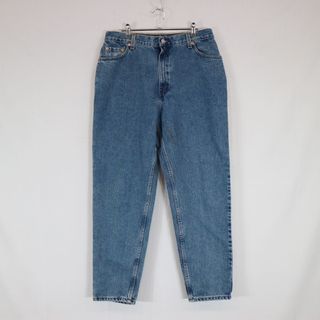 リーバイス(Levi's)のSALE/ 90年代 USA製 Levi's リーバイス 550 テーパード デニムパンツ アメカジ ブルー (メンズ M) 中古 古着 N8406(ジャージ)