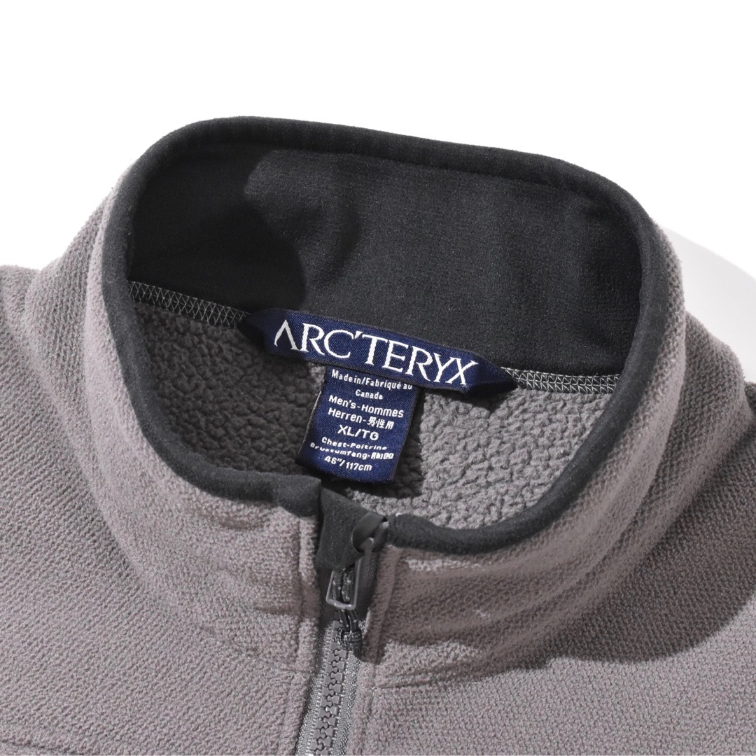 ARC'TERYX - ARC'TERYX POLARTEC FLEECE JACKET GRAY XLの通販 by