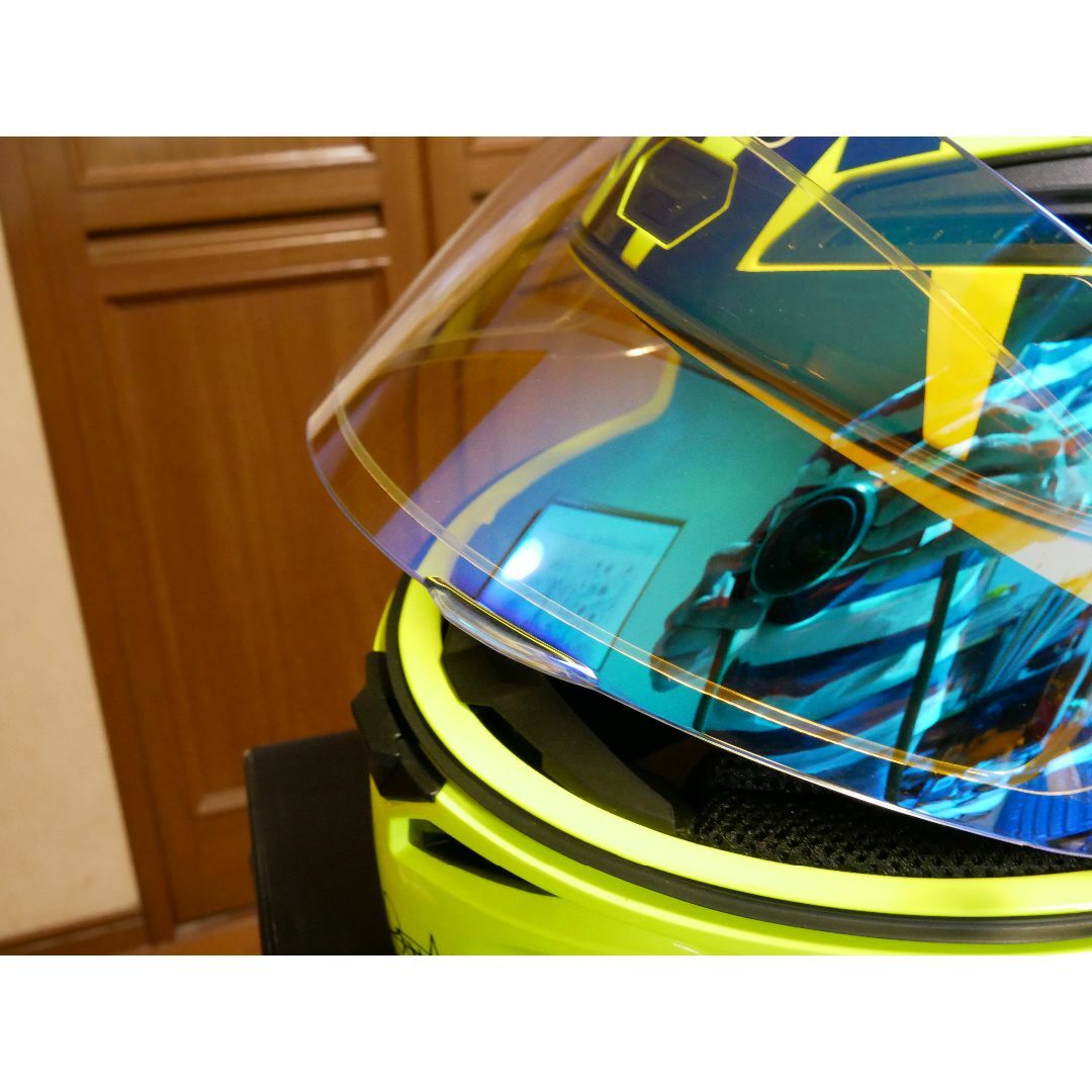 AGV 新品クリアブルーミラーシールド K1 K1S K3SV K5S - ヘルメット