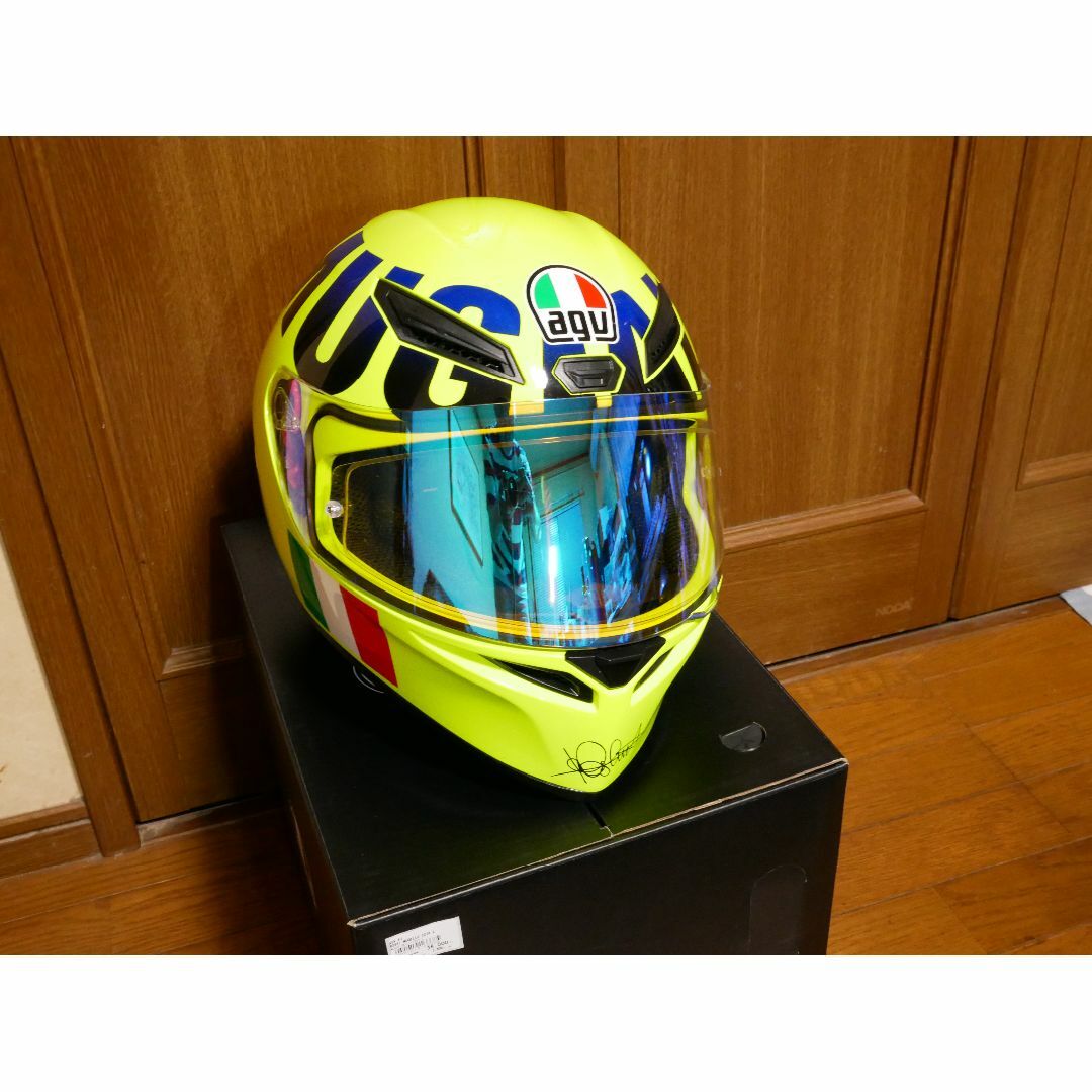 AGV 新品クリアブルーミラーシールド K1/K1S/K3SV/K5S