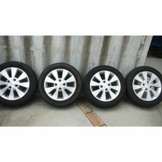 ☆タイヤ付スズキ 純正ホイール 155/65Ｒ14　ホイールはキズ少ないです(タイヤ・ホイールセット)