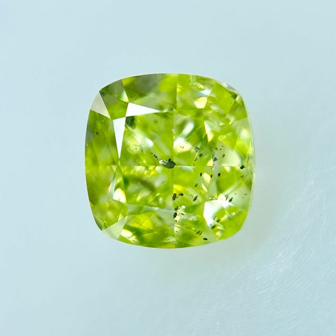 FANCY YELLOW GREEN 0.190ct PS/RT2204/CGL