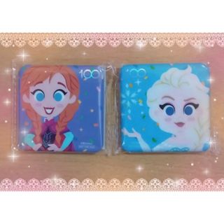 アナトユキノジョオウ(アナと雪の女王)のディズニー100 限定缶バッジ   キリン　アナと雪の女王　アナ雪　エルサ(キャラクターグッズ)