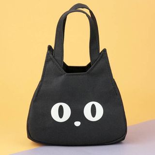 【カルディ 】KALDI  ハロウィン　くろねこバッグ(ハンドバッグ)