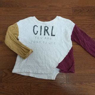 ザラキッズ(ZARA KIDS)の女の子 キッズ ロンティー バイカラー(Tシャツ/カットソー)