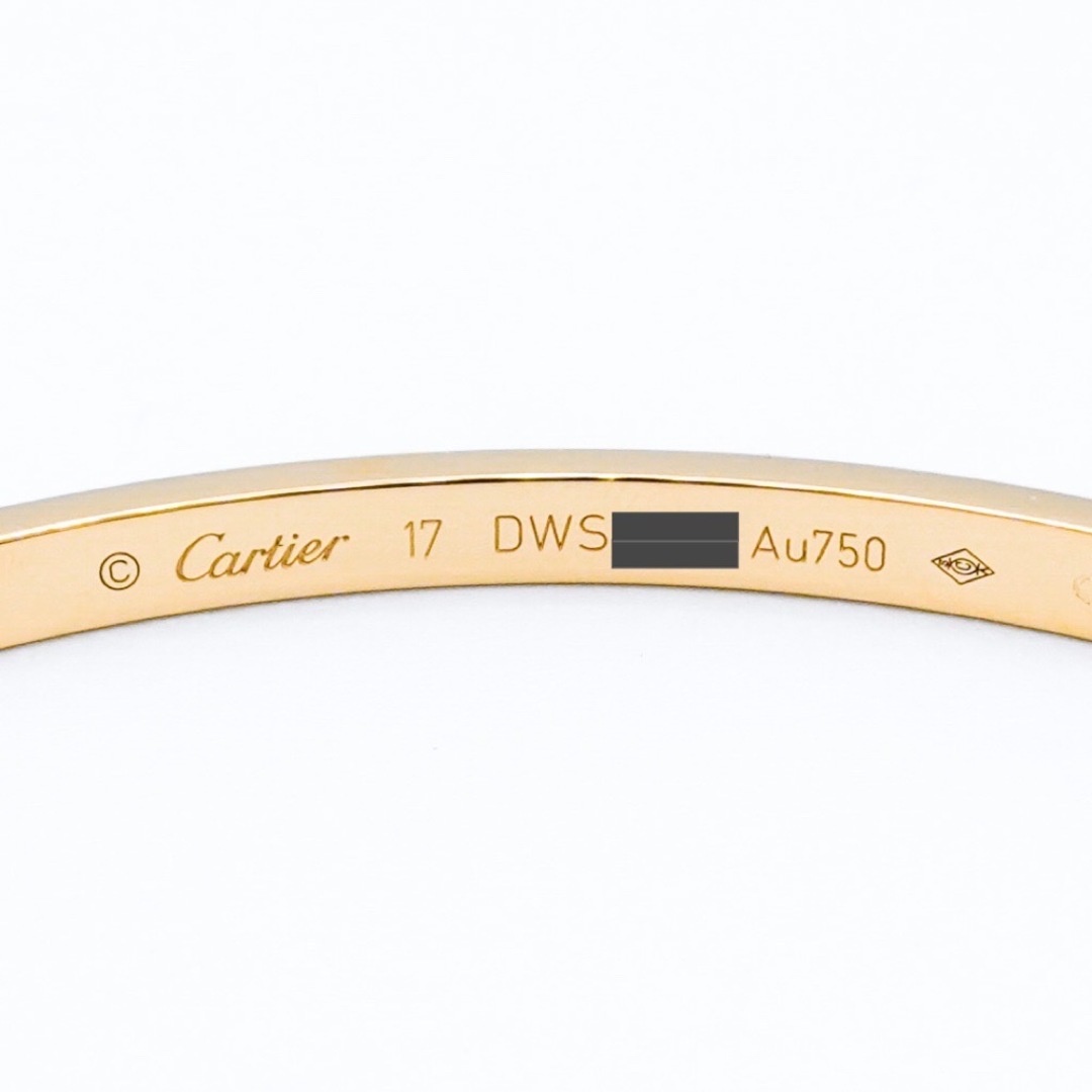 Cartier - 【保証書付】カルティエ ラブブレス #17 SM YG ダイヤ 17 
