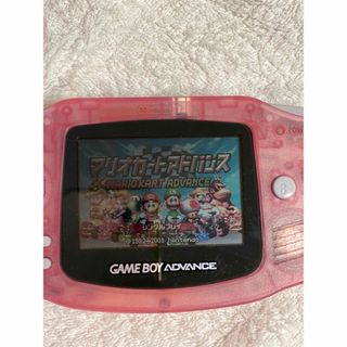 「ゲームボーイアドバンスSP パールピンク」 マリオカートのソフト
