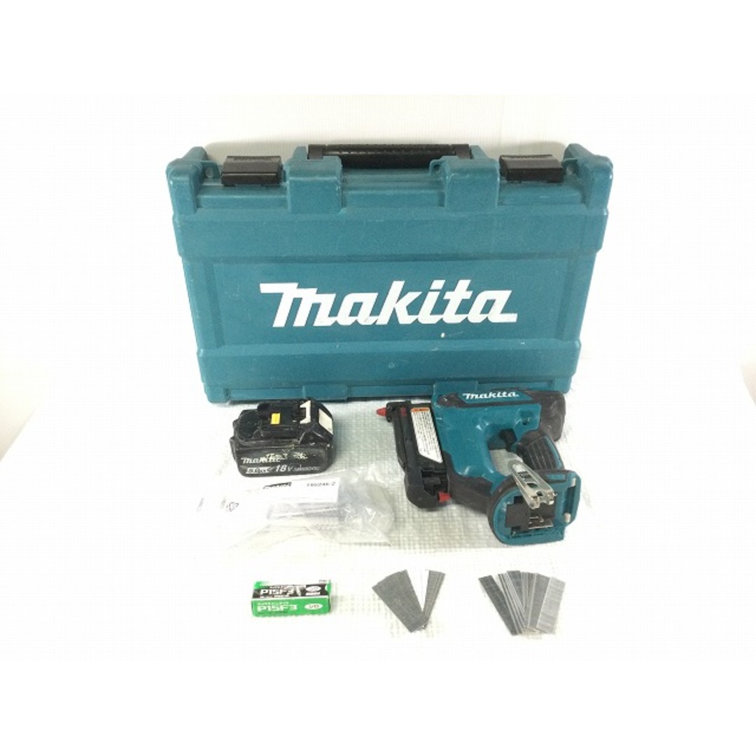 ☆品☆makita マキタ 18V 充電式ピンタッカー PT353D バッテリー1個(18V 5.0Ah) ケース付 ピンネイラー ピン釘打機 78348