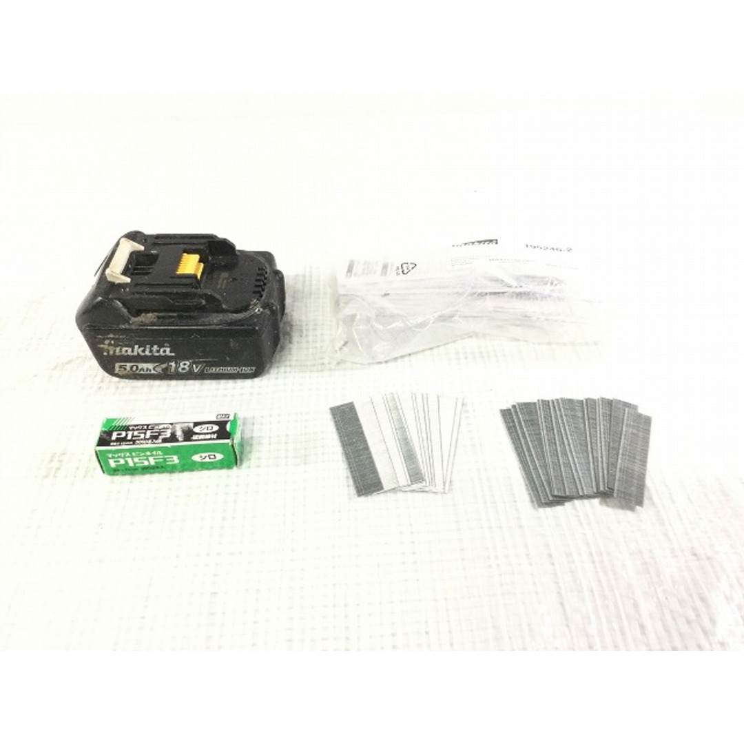 ☆品☆makita マキタ 18V 充電式ピンタッカー PT353D バッテリー1個(18V 5.0Ah) ケース付 ピンネイラー ピン釘打機 78348