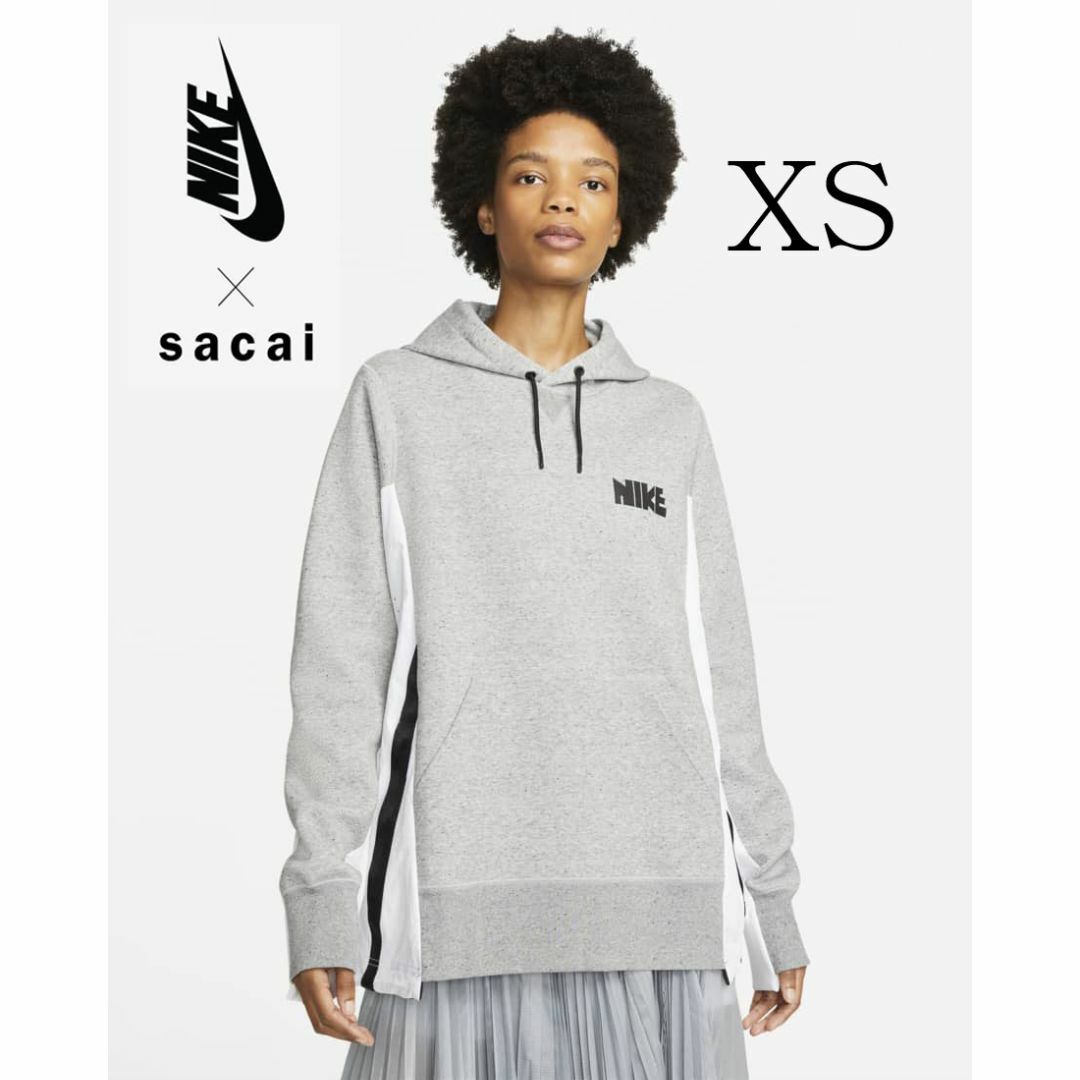 NIKE ナイキ スウェット メタル パーカー L Sacai Gyakusou-