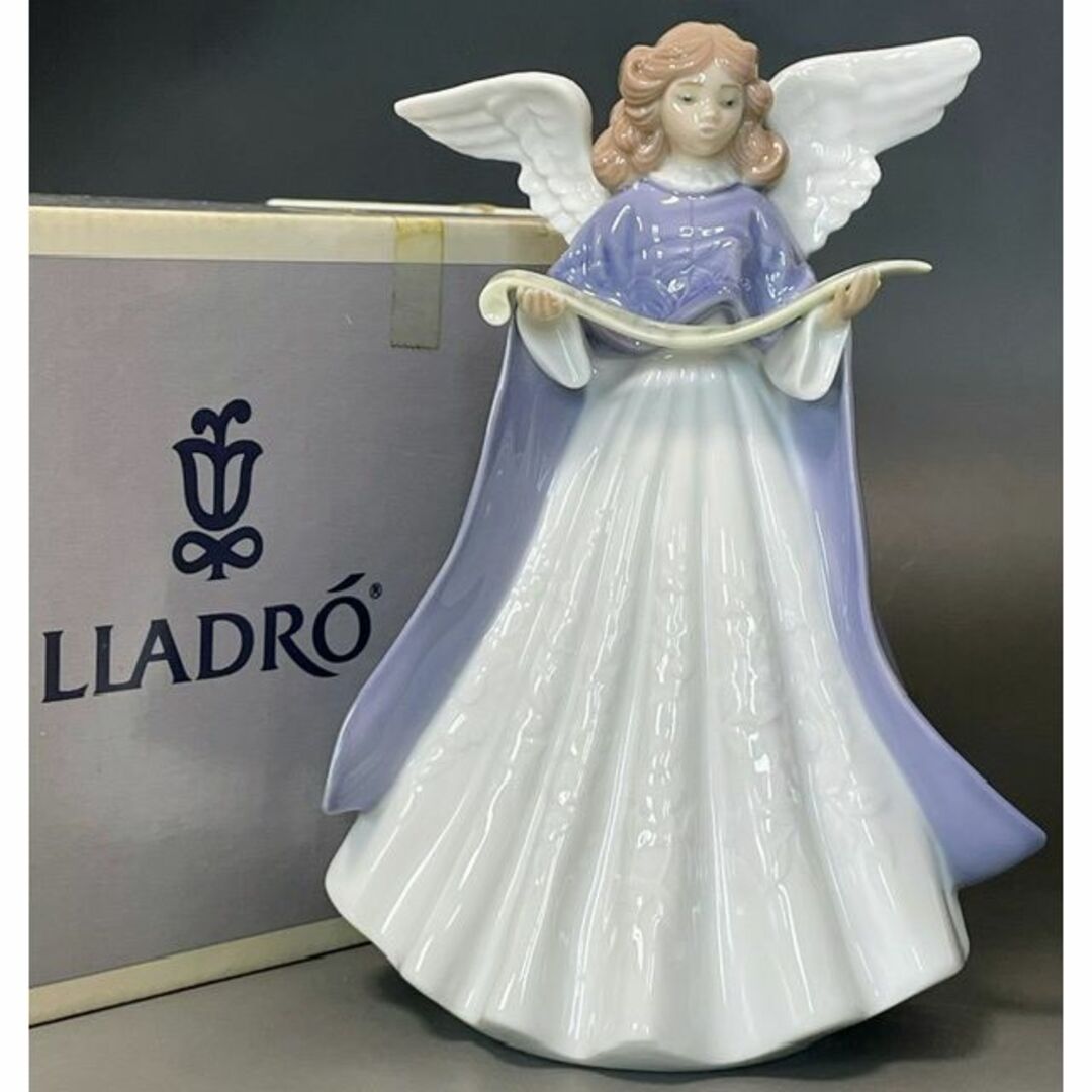 【専用】LLRADRO リヤドロ 楽譜を持つ天使 パープル 紫 リアドロ