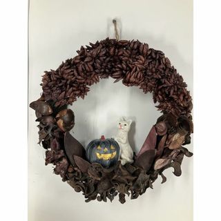 ハンドメイド　ハロウィンリース(その他)