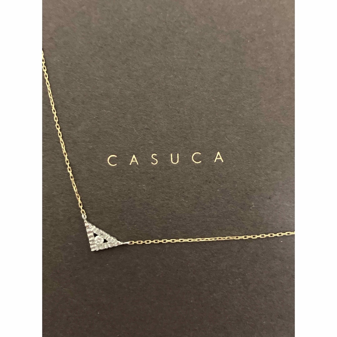 AHKAH - カスカ casuca トベラ tovera 1pストーンネックレス k18の通販