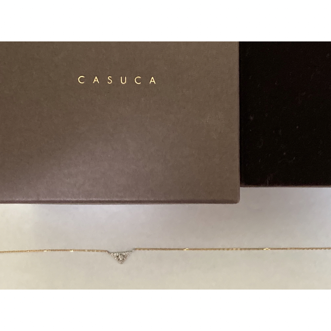 AHKAH - カスカ casuca トベラ tovera 1pストーンネックレス k18の通販