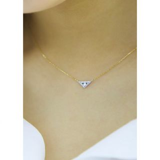 AHKAH - カスカ casuca トベラ tovera 1pストーンネックレス k18の通販