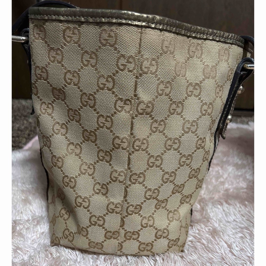 Gucci(グッチ)の【限定特価♡】GUCCI グッチ GG ゴールド トートバッグ レディースのバッグ(トートバッグ)の商品写真