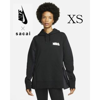 【新品】NIKE x sacai プルオーバーパーカー ブラック XS