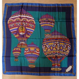 Gucci - GUCCI グッチ 気球柄 シルク スカーフ 85 x 85の通販|ラクマ