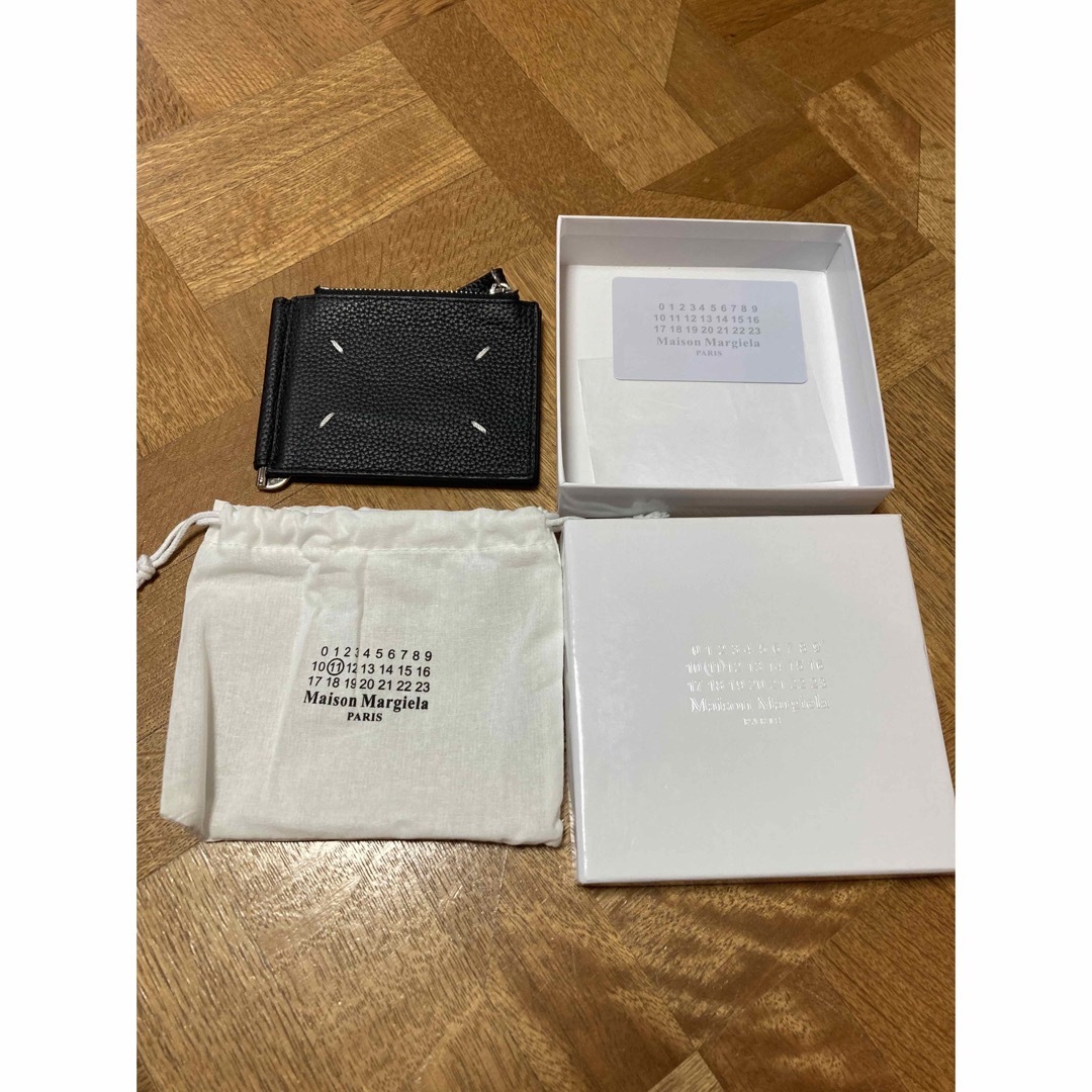 Maison Martin Margiela(マルタンマルジェラ)のMaison Margiela マネークリップ カードケース ブラック メンズのファッション小物(マネークリップ)の商品写真