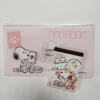 スヌーピー(SNOOPY)のスヌーピー　ファイル＆メモセット(ノート/メモ帳/ふせん)