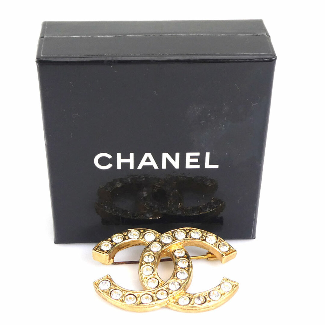 シャネル CHANEL ブローチ ココマーク メタル/ラインストーン ゴールド/シルバー レディース 送料無料 e56630g 8
