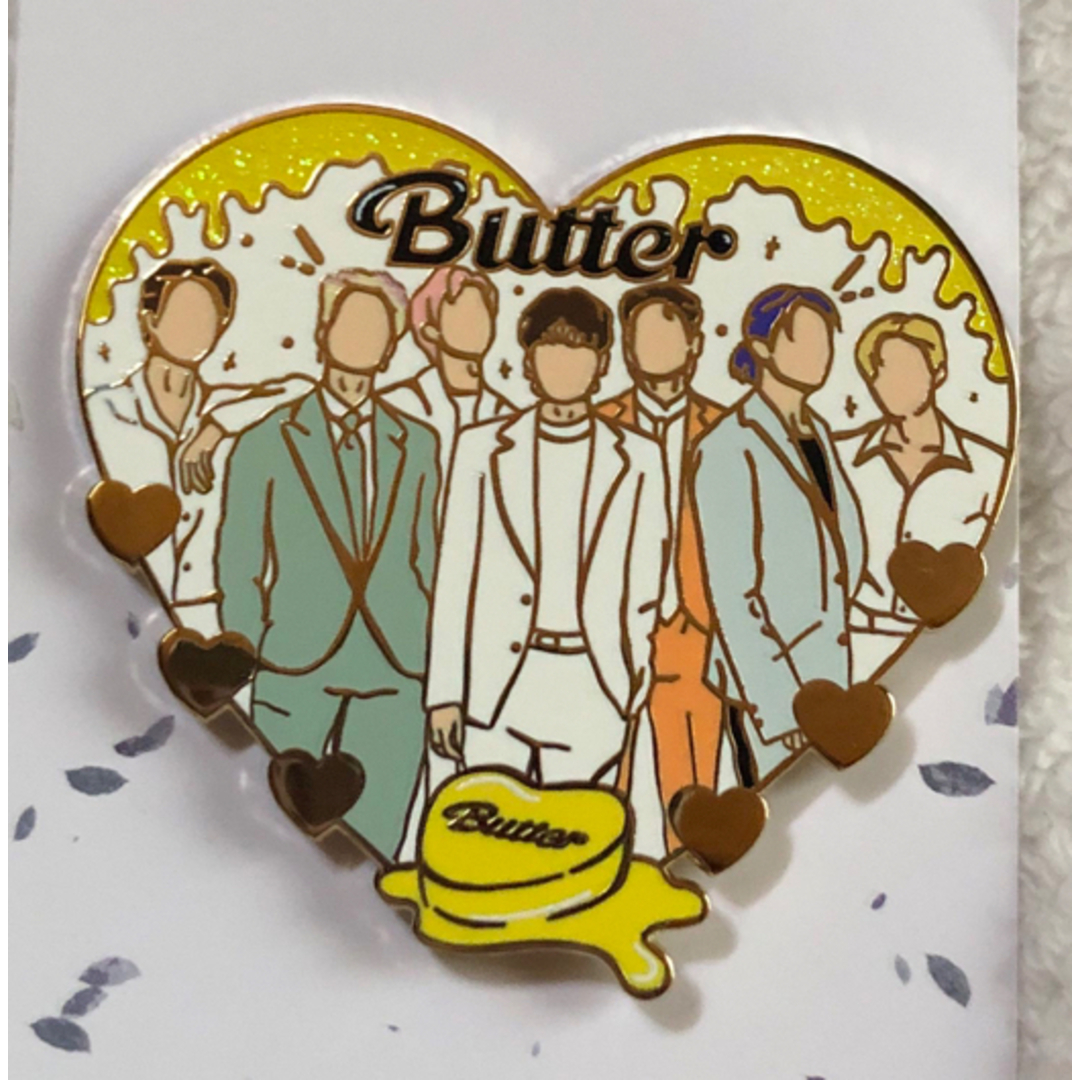 bts ピンバッチ　butter ARMY