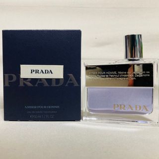 プラダ(PRADA)のプラダ マン オーデトワレ 50ml 【ほぼ未使用】(香水(男性用))