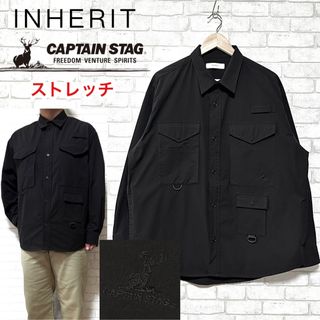 インヘリット(INHERIT)のINHERIT × CAPTAIN STAG 6ポケット シャツジャケット(シャツ)