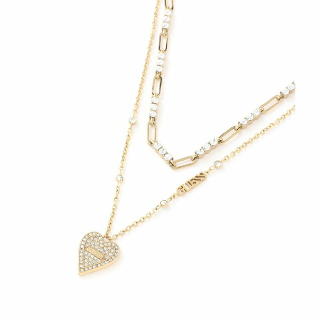 GUESS(ゲス)の【ゴールド(YG)】(W)LOVE ME TENDER Necklace レディースのアクセサリー(ネックレス)の商品写真