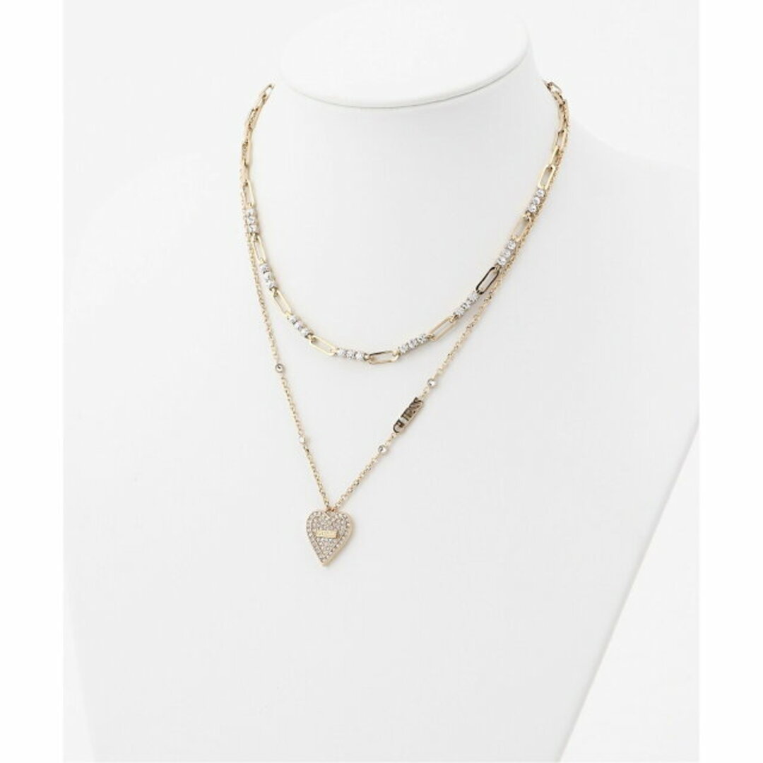 GUESS(ゲス)の【ゴールド(YG)】(W)LOVE ME TENDER Necklace レディースのアクセサリー(ネックレス)の商品写真