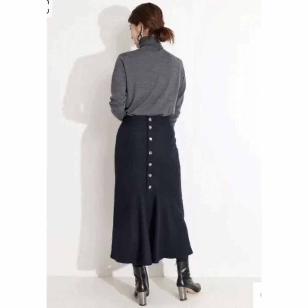 VERMEIL par iena 後ろボタンペプラムスカート レディースのスカート(ロングスカート)の商品写真