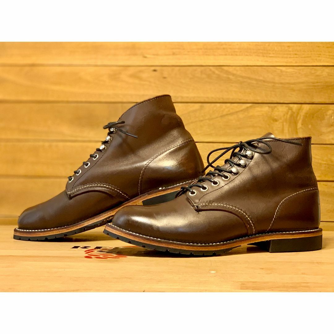 REDWING(レッドウィング)の8160中古7D／レッドウィングアイリッシュセッター濃茶ベックマンブーツブラウン メンズの靴/シューズ(ブーツ)の商品写真