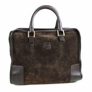 ロエベ(LOEWE)のロエベ　ハンドバッグ　アマソナ　トートバッグ　ブラウン　スエード　茶　r237　(ハンドバッグ)