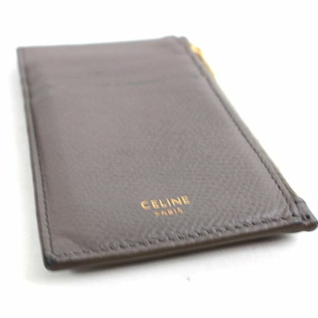 celine(セリーヌ)のセリーヌ　コインケース　小銭入れ　カード入れ　カードケース　グレージュ　ミニ財布 メンズのファッション小物(コインケース/小銭入れ)の商品写真