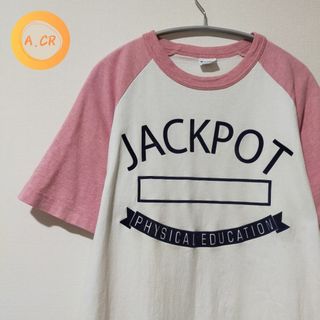 チャンピオン(Champion)の【80sトリコタグ復刻】champion ラグランTシャツ JACKPOT(Tシャツ/カットソー(半袖/袖なし))