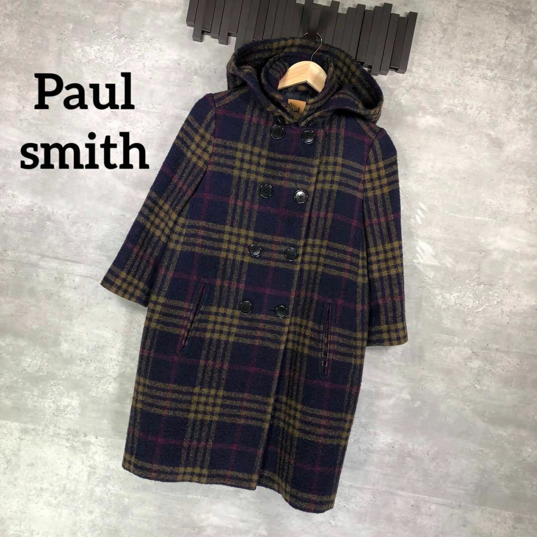 【ポールスミス】Paul Smith ジャケット　ニット　羊毛　モヘヤ　38