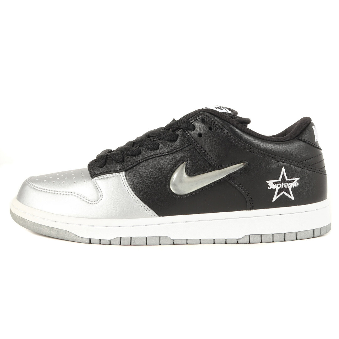 NIKE SB DUNK LOW OG QS SUPREME SILVER