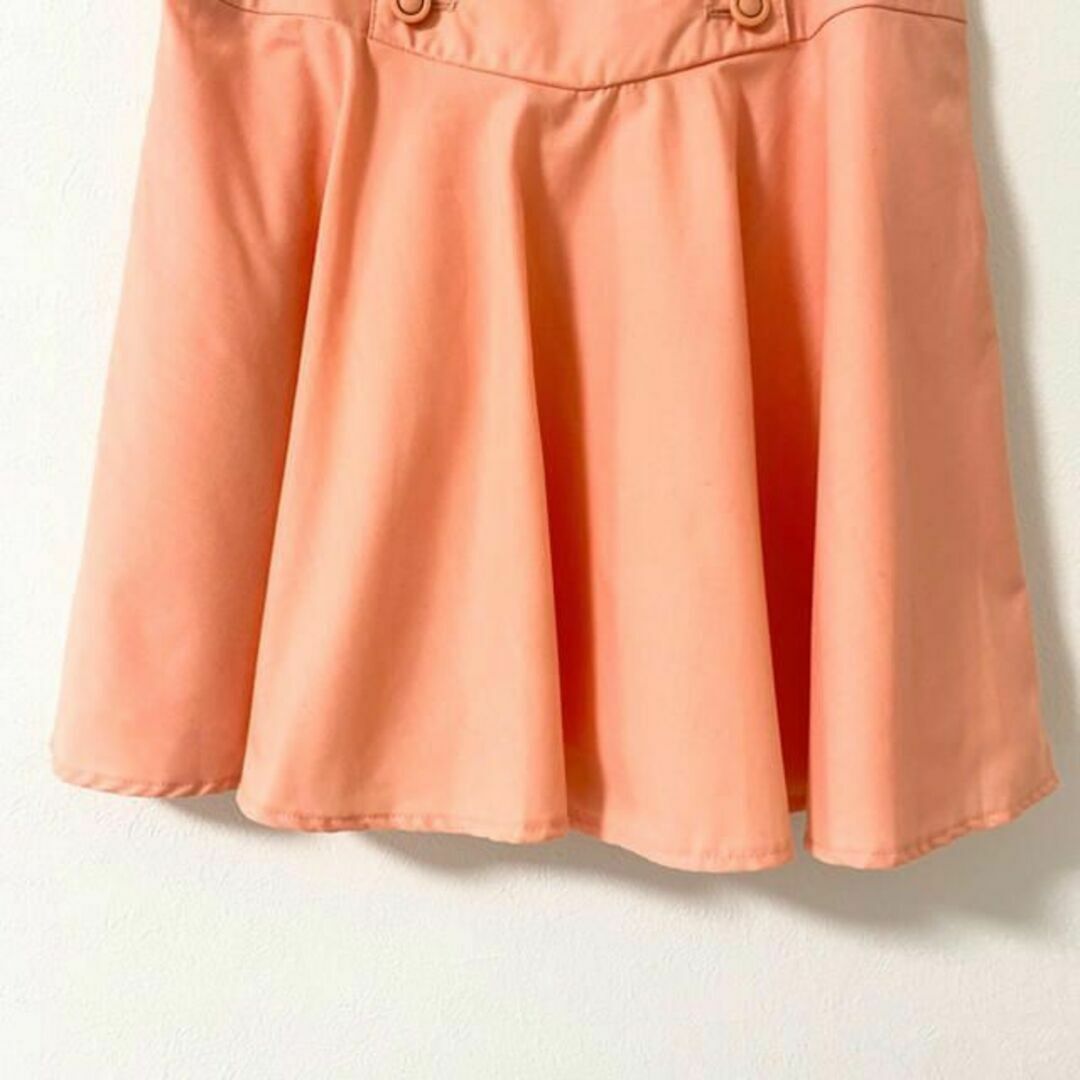 M.deux(エムドゥー)のM.deux エムドゥー ミニスカート フレア かわいい カジュアル ピンク レディースのスカート(ミニスカート)の商品写真