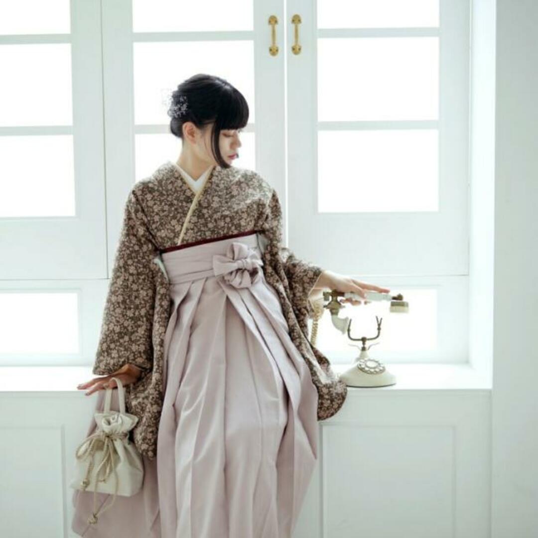 utatane 2尺袖着物 袴 2点セット 袴91cm(身長153-158cm) 袴セット
