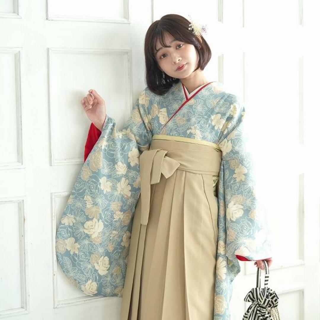 卒業式二尺袖着物袴フルセット 適合身長144~150㎝ 再々お値下げ